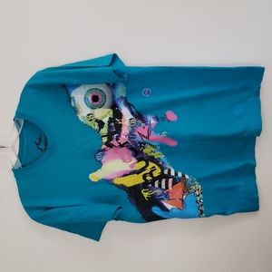 Rusty surfer shirt, graphic tee shirt, crewneck, men's size medium.